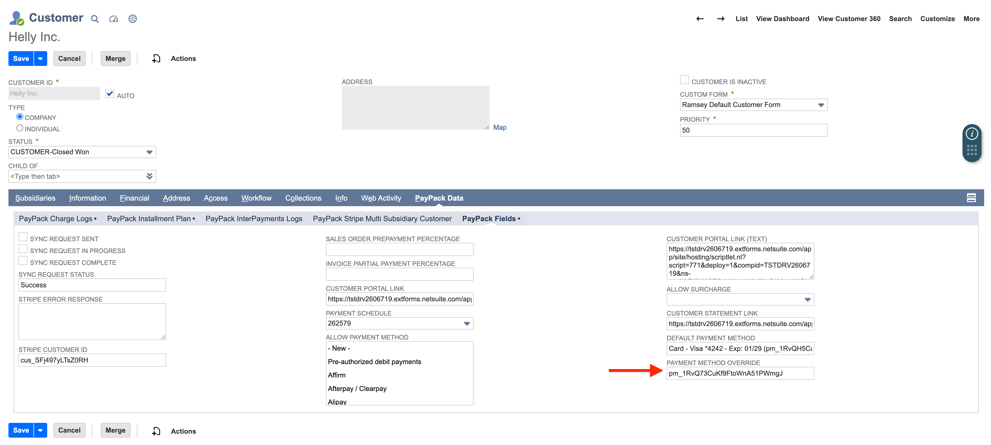 NetSuite Customer - Payment Method Override.png