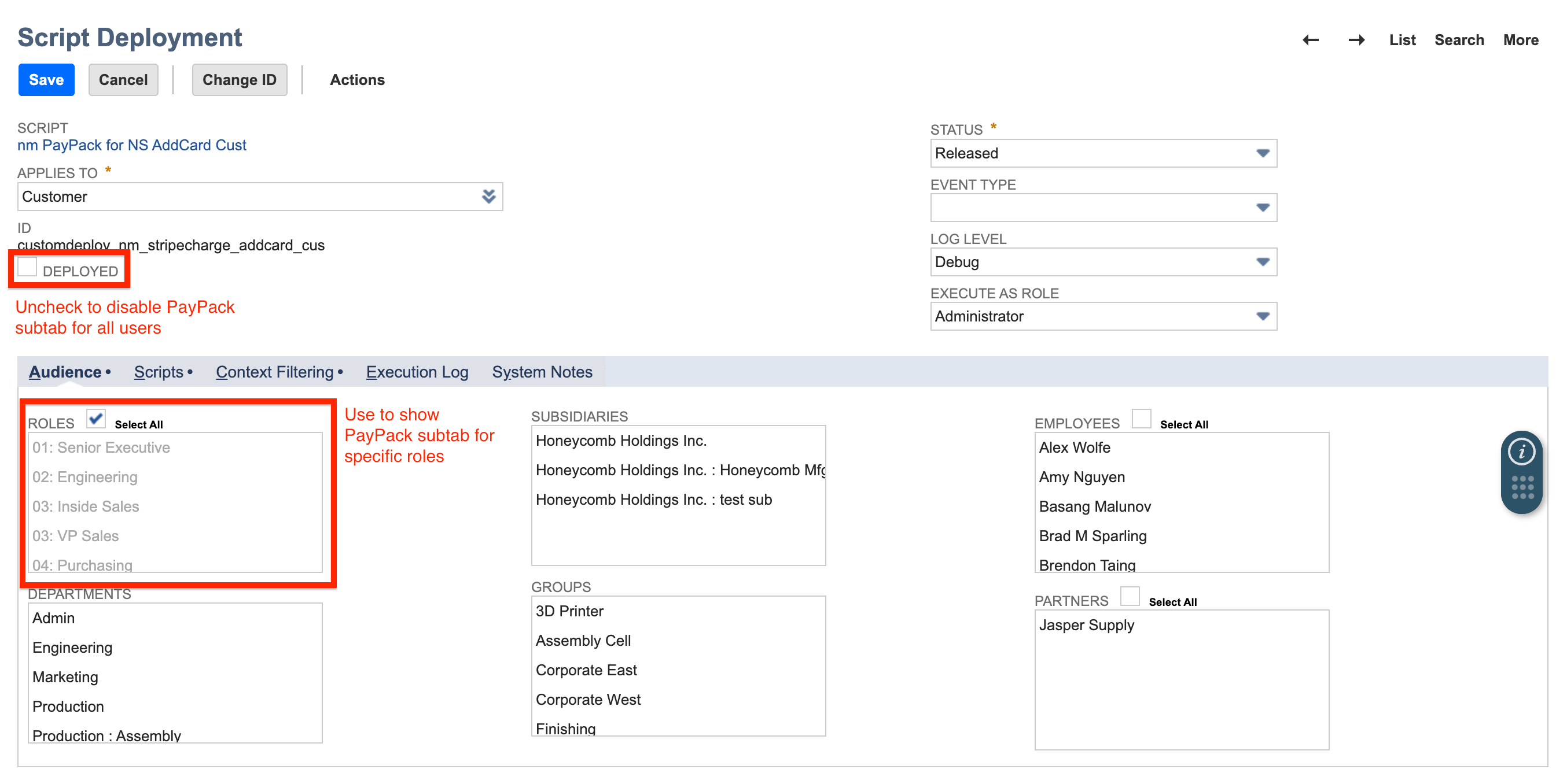 PayPack Customer Record Script Deployment.png