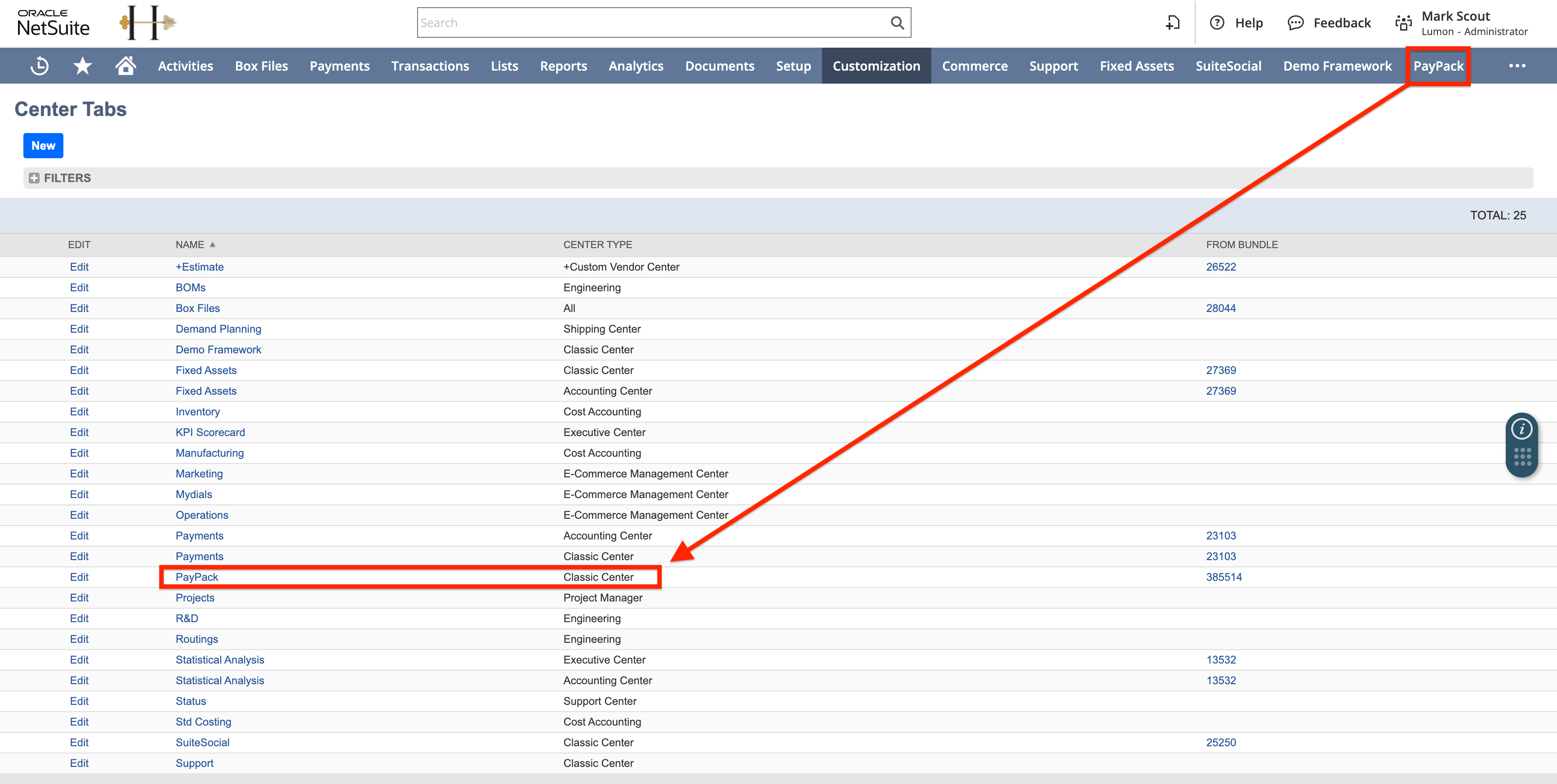 PayPack Center Tab.png
