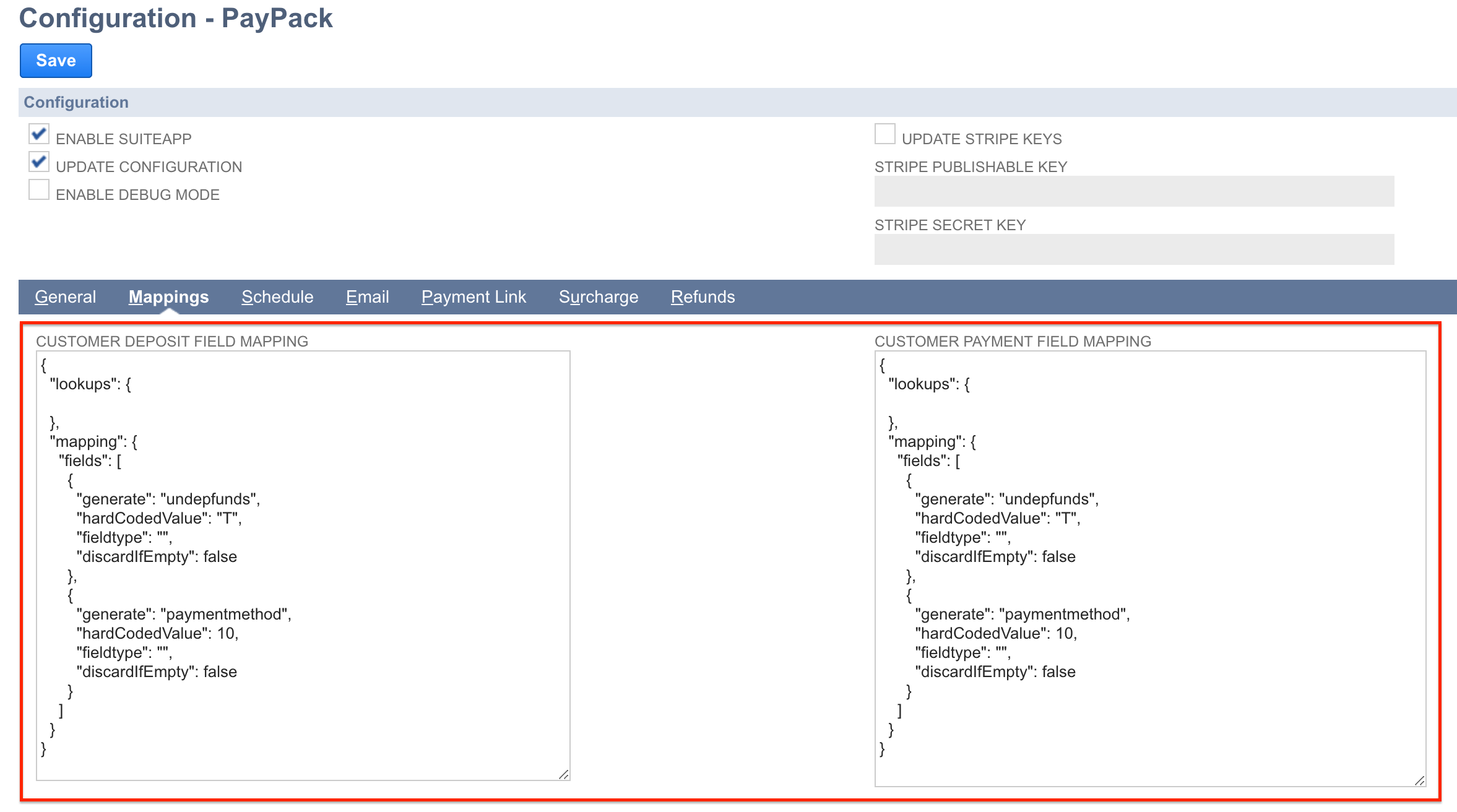 PayPack - NetSuite Customer Deposit and Customer Payment Fields.png