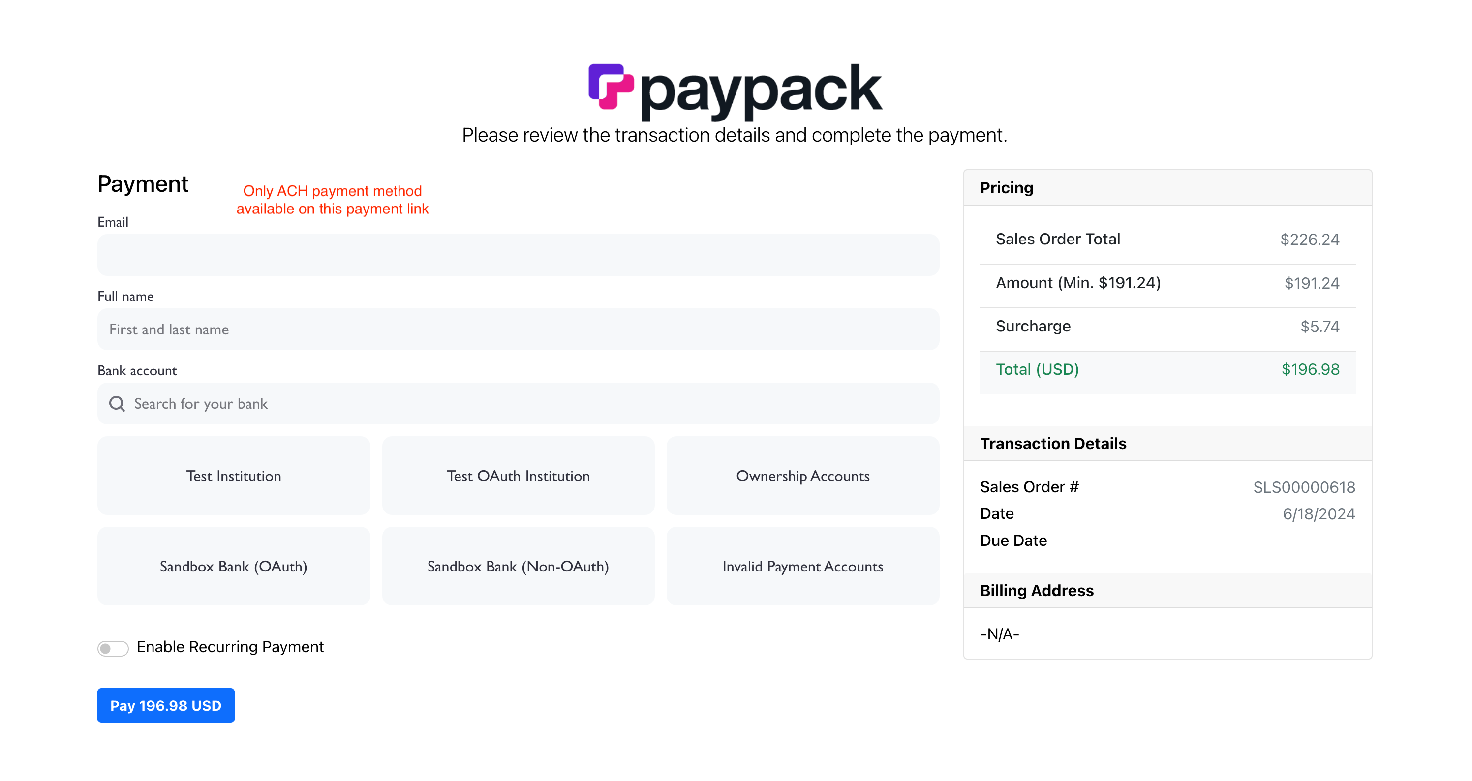 PayPack Payment Link - ACH Only.png