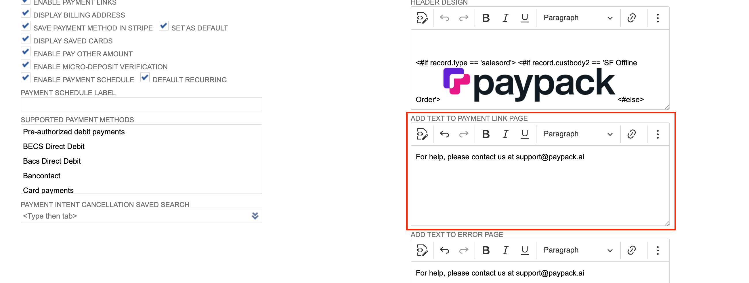 Add Text to Payment Link Page.png