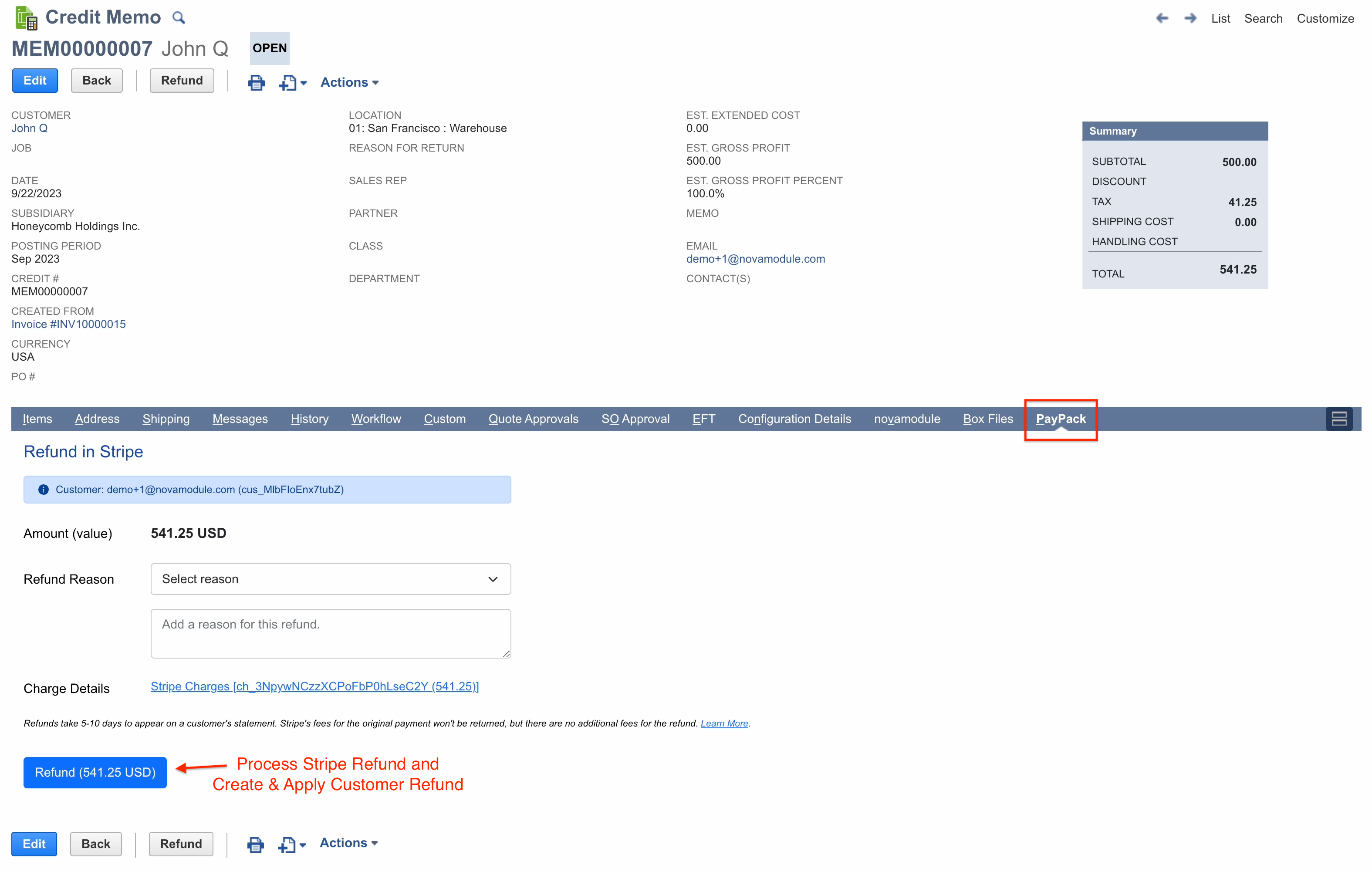 Process Refund from NetSuite Credit Memo.png