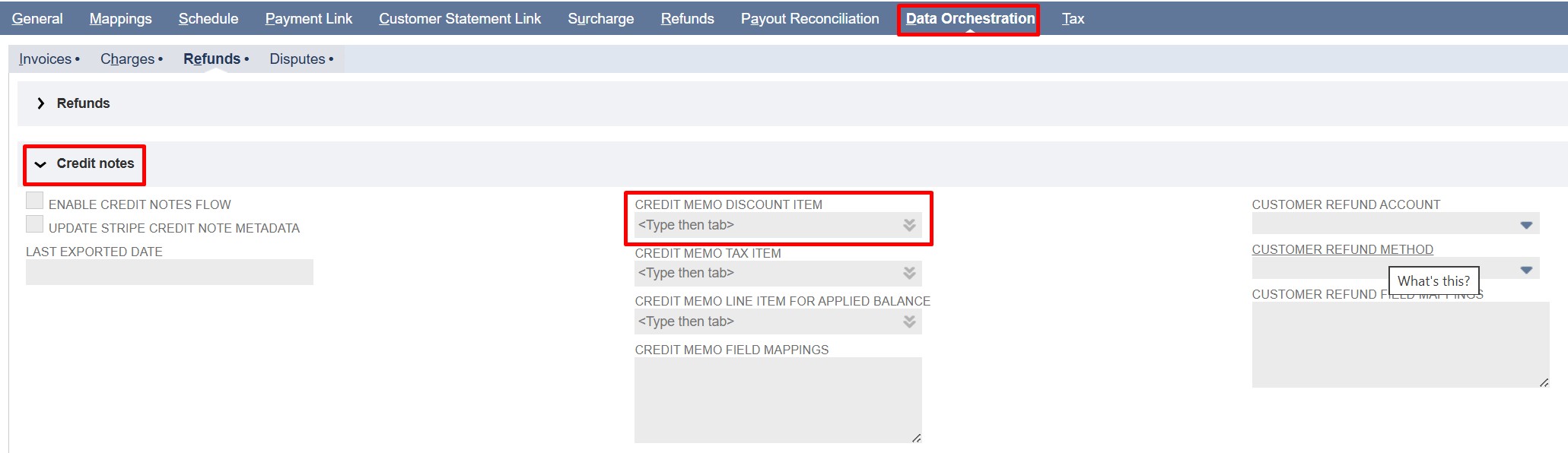 credit notes - credit memo discount item.jpg