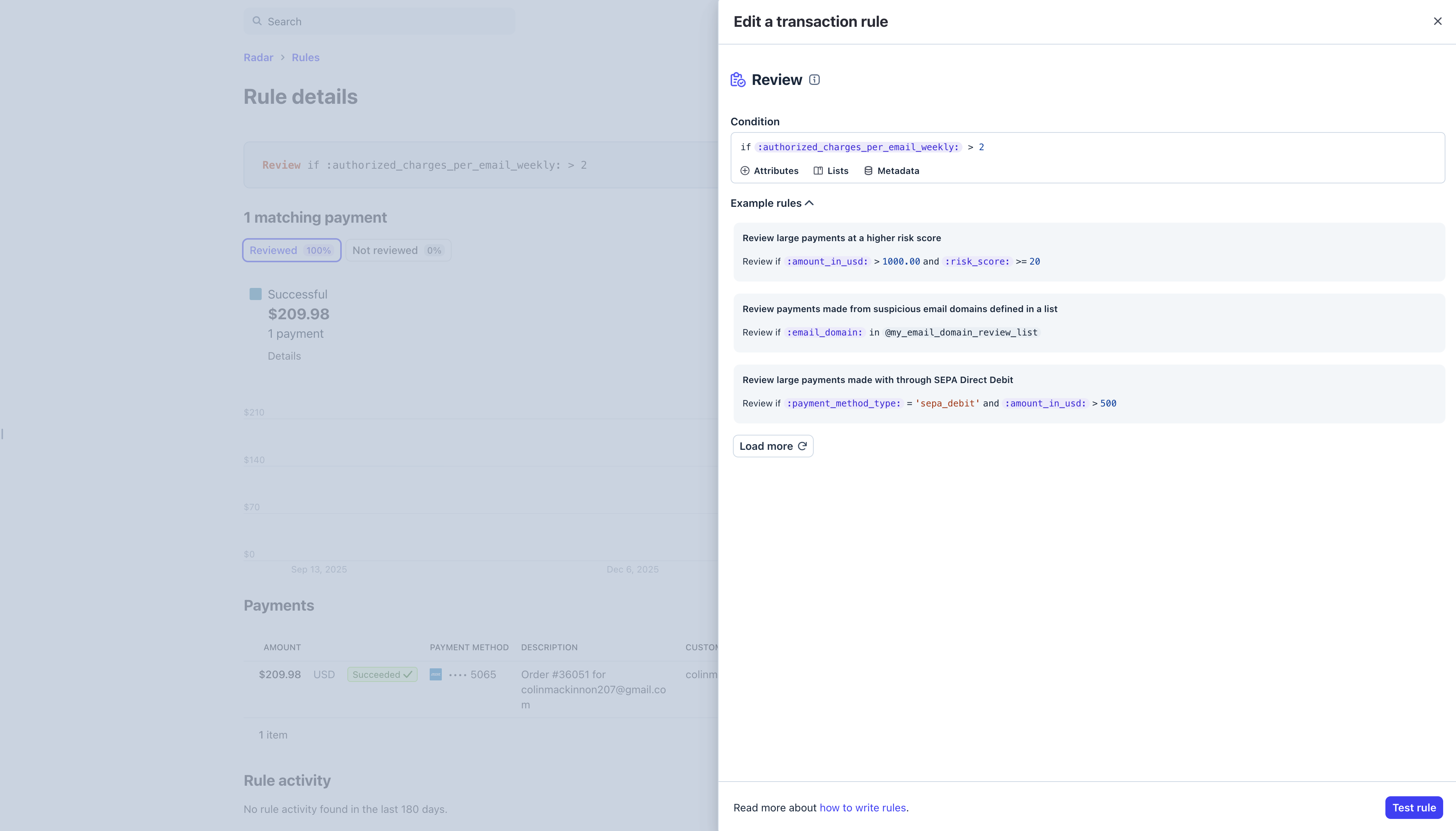 Stripe Radar - Rule - Multiple authorizations per week.png