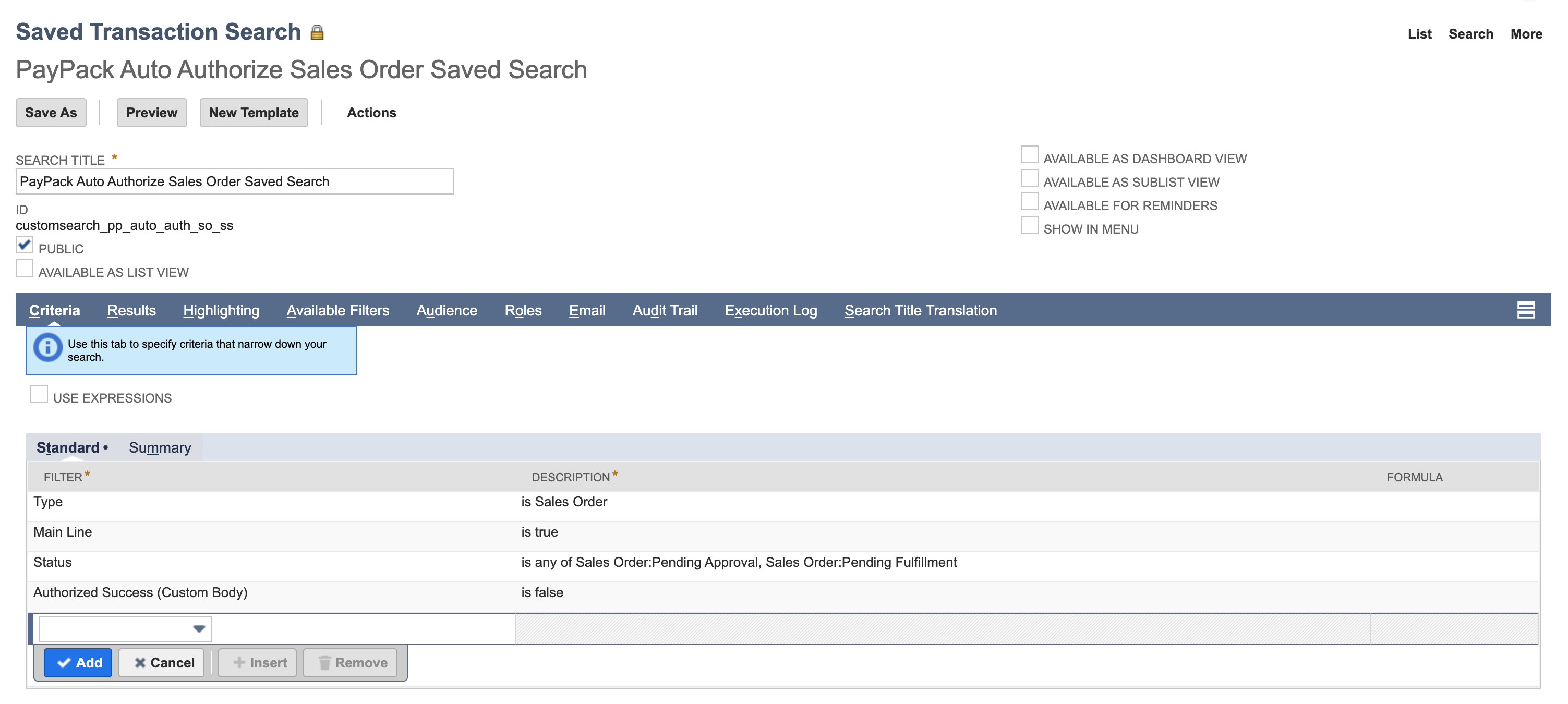 PayPack Auto Authorize Sales Order Saved Search.png