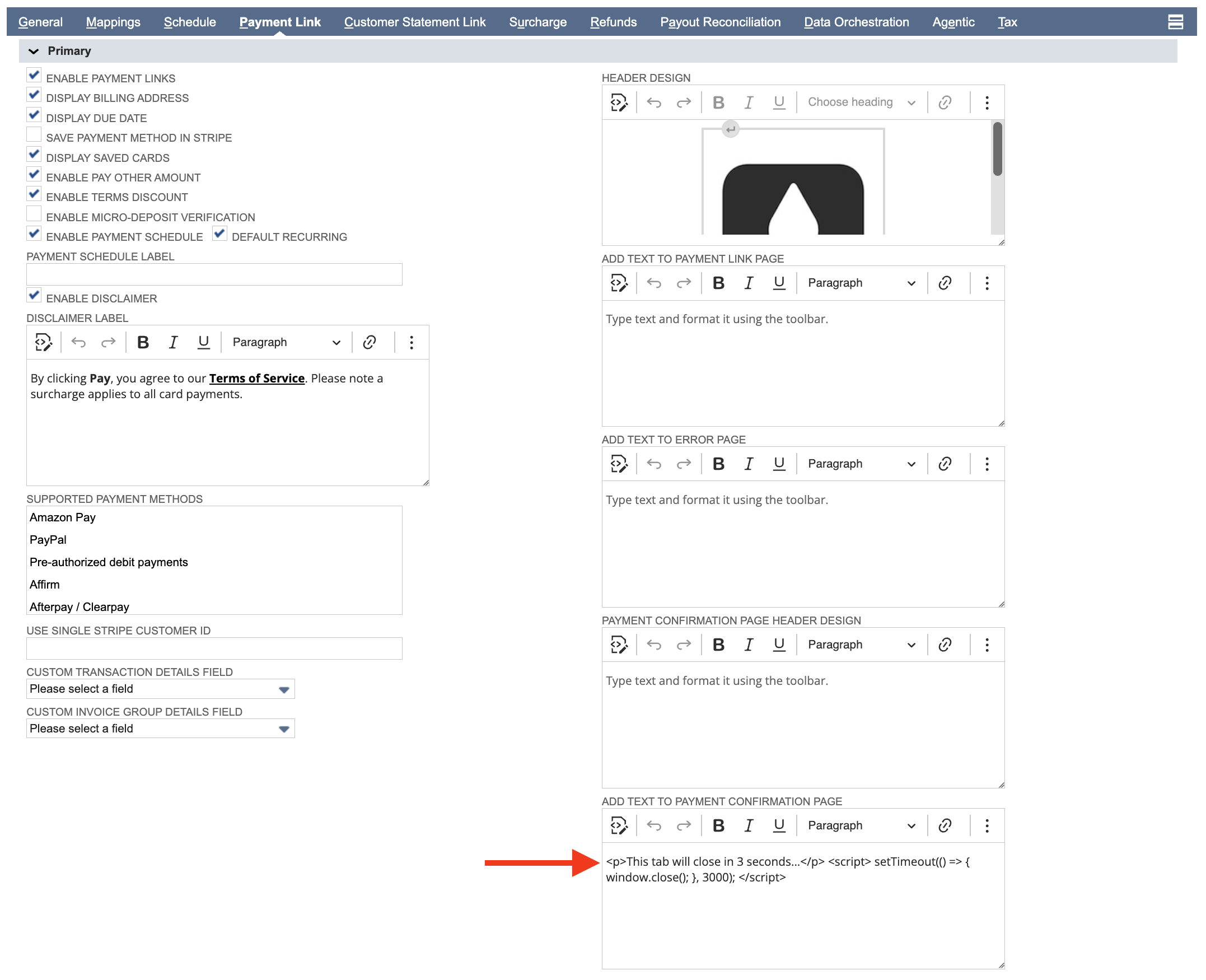 Add Text to Payment Confirmation Page.png
